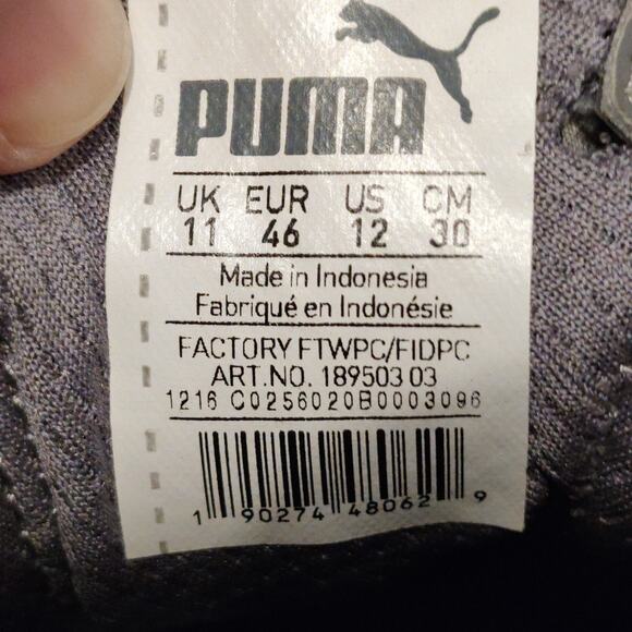 PUMA Men's Running Shoes Size 12 US Model 189503 03 - Picture 10 of 12